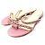Sandali piatti COCO Chain Chanel Rosa 35.5