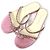 Sandali piatti COCO Chain Chanel Rosa 35.5 - vista 2