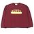 GUCCI Logo-Druck Sweatshirt mit Rundhalsausschnitt L Rot Bordeaux