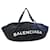 Balenciaga Boston Bag Black Navy blue Nylon  ref.2309051