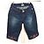 Jean Paul Gaultier Bermuda in denim blu - vista 17