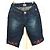Jean Paul Gaultier Bermuda in denim blu - vista 6