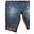 Jean Paul Gaultier Bermuda in denim blu - vista 7