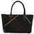 Borsa a mano in lana nera e argento con motivo Nova Check di BURBERRY Auth BA2877 Nero - vista 2
