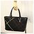 Borsa a mano in lana nera e argento con motivo Nova Check di BURBERRY Auth BA2877 Nero - vista 21