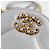 Bolsa de ombro Chanel 19 em couro de cordeiro com corrente dourada e prateada CC Auth fm4698M Prata Dourado - vista 19