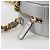 Bolsa de ombro Chanel 19 em couro de cordeiro com corrente dourada e prateada CC Auth fm4698M Prata Dourado - vista 20