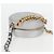 Bolsa de ombro Chanel 19 em couro de cordeiro com corrente dourada e prateada CC Auth fm4698M Prata Dourado - vista 6