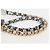 Bolsa de ombro Chanel 19 em couro de cordeiro com corrente dourada e prateada CC Auth fm4698M Prata Dourado - vista 8