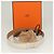 Hermès Cinturón de cuero HERMES Constance 31,5"" blanco Auth 125841M - vista 10
