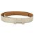 Hermès Cinturón de cuero HERMES Constance 31,5"" blanco Auth 125841M - vista 2
