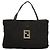 FENDI Zucca Canvas Handtasche Schwarz Silber Authentisch hk2785 - Ansicht 13