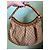 Borsa a mano Gucci Bamboo Edition Beige in tessuto - vista 2