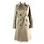 Autre Marque Abrigo Trench de Lana HYKE Beige Mujer