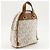Zaino Mini in PVC Michael Kors 35T7GAYB0B Bianco - vista 3