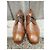 Joseph Fenestrier Derby in pelle marrone chiaro - vista 3
