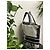 Borsa tote Christian Dior in cotone blu - vista 12