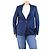 Indress Dunkelblaue Wolljacke - Größe UK 8