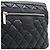 Borsa a spalla in nylon matelassé Coco Cocoon di Chanel Nero - vista 8