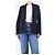 Aspesi Navy blue single-breasted wool jacket - size UK 8 - view 3