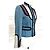 Marc Jacobs Trendy Folk Denim Jacke mit Samtdetails Blau - Ansicht 10