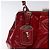 PRADA Borsa a Mano Smalto Rosso Argento Auth BA2814 - vista 19
