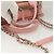 CHANEL Borsa a Mano in Tela e Pelle 2 in 1 Rosa Argento CC Auth BA2930 - vista 7