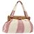 CHANEL Borsa a mano in tela beige oro CC Auth 122428V D'oro