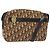 Borsa a spalla in tela Trotter Christian Dior marrone oro Auth BA2808 D'oro