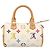 LOUIS VUITTON Bolsa Mini Speedy Monograma Multicolor Branco M92645 LV Auth 126502V - view 2