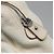 Borsa a Spalla Gancini in Pelle Bianca Argento Auth BA3224 di Salvatore Ferragamo Bianco - vista 10