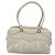 Borsa a Spalla Gancini in Pelle Bianca Argento Auth BA3224 di Salvatore Ferragamo Bianco - vista 2