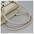 Borsa a Spalla Gancini in Pelle Bianca Argento Auth BA3224 di Salvatore Ferragamo Bianco - vista 7