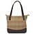 BURBERRY Nova Check Tote Bag Canvas Beige Silber Auth BA2880 - Ansicht 13