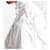Vestido Prada de algodón blanco con capucha - vista 5
