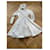 Vestido Prada de algodón blanco con capucha - vista 6