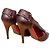 Sandali in pelle marrone con punta aperta Vivienne Westwood - vista 5