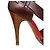 Sandali in pelle marrone con punta aperta Vivienne Westwood - vista 9