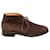 Autre Marque Scarpe stringate J. Glen in camoscio marrone  - vista 1
