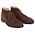 Autre Marque Scarpe stringate J. Glen in camoscio marrone  - vista 2