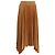 Joseph Ade Pleated Midi Skirt in Brown Polyester