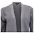 Offene Strickjacke Theory aus grauem Tencel - Ansicht 2