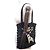BORSA A MANO PRADA IN PAGLIA CON LOGO E FULARD IN SETA RAFFIA NERA - vista 5