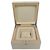 SELTE BOX FÜR BREGUET CLASSIQUE GRANDE COMPLICATION LOUPE D'ORME UHR Beige