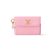 Louis Vuitton, tarjetero Recto Verso Tiny LV rosa