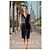 Chanel Jackenkleid Gripoix Knöpfe CC Paris / Dubai 46 FR Marineblau - Ansicht 2