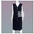 Chanel Jackenkleid Gripoix Knöpfe CC Paris / Dubai 46 FR Marineblau - Ansicht 3