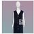 Chanel Jackenkleid Gripoix Knöpfe CC Paris / Dubai 46 FR Marineblau - Ansicht 4