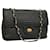 BALLY Ketten-Schultertasche aus schwarzem Leder mit Gold Auth kk523 Golden  - Ansicht 1