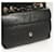 BALLY Ketten-Schultertasche aus schwarzem Leder mit Gold Auth kk523 Golden  - Ansicht 10